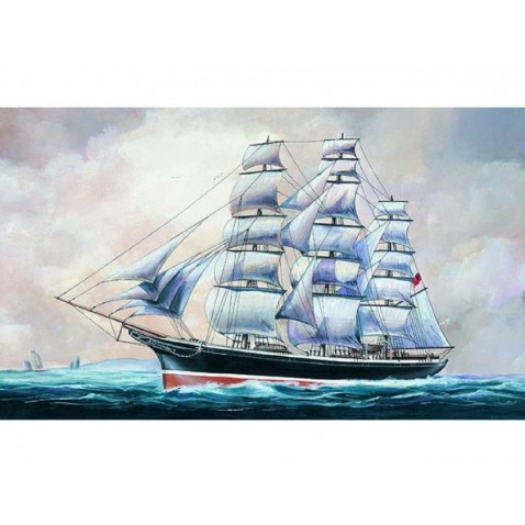 Model Klipper Cutty Sark 1:180 23x36cm