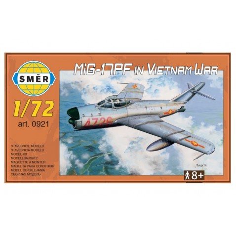 Model MiG-17PF in Vietnam War 1:72