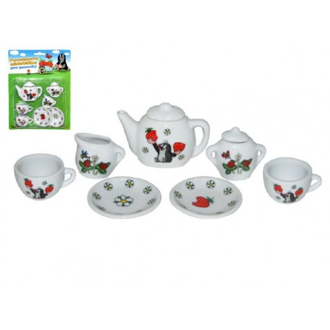 Nádobí - čajový set Krtek porcelán