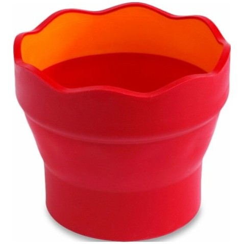 Kelímek na vodu Faber-Castell Clic Go červený