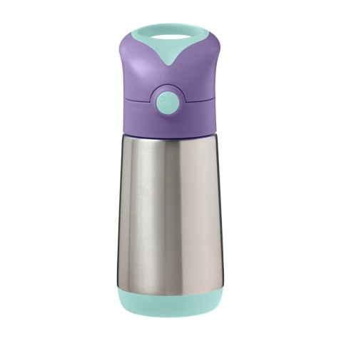 Termoska na pití s brčkem 350 ml - lilac pop