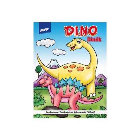 Omalovánky A4 Dino