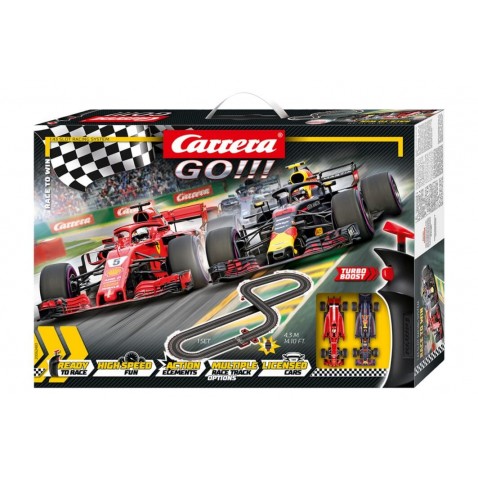 Autodráha Carrera GO!!! 62483 Race to Win 4,3m + 2 formule