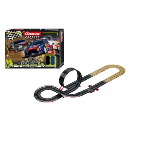 Autodráha Carrera GO!!! 62490 Super Rally 4,9m + 2 auta