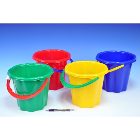 Kbelík na písek 19cm 4 barvy 12m+