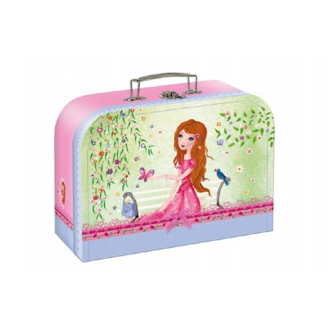 Kufřík dětský školní papírový Girls Fairy Tales vel.20 cm