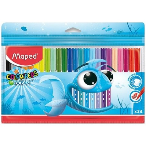 Dětské fixy Maped Color'Peps Ocean 24 barev