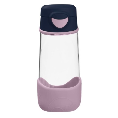 Sport láhev na pití 450 ml - indigo/růžová