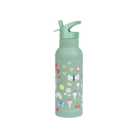 A Little Lovely Company - nerezová lahev na pití, 500 ml - radost