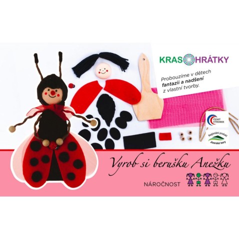Krasohrátky kreativní set beruška Anežka