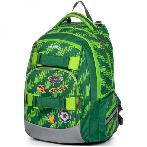 Školní batoh OXY Style Mini football green