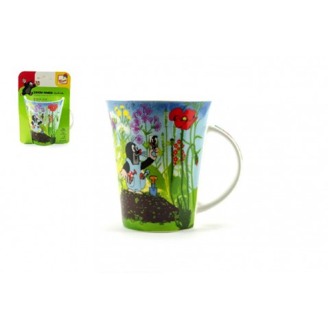 Hrnek Hrníček porcelánový Krtek modrý 11cm