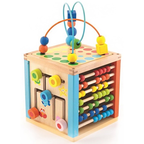 Kostka edukační dřevěná Wooden Toys  2+
