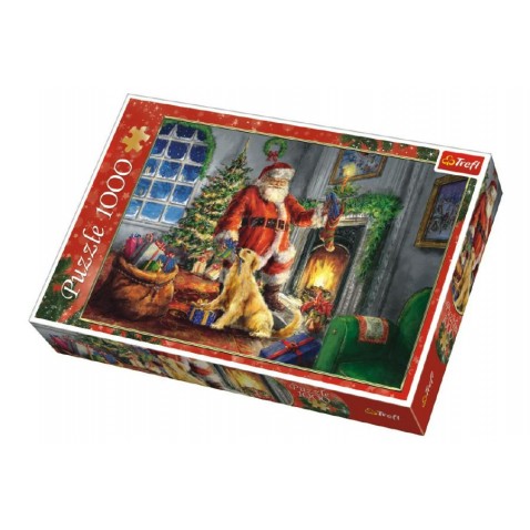 Puzzle koláž Vánoce Čas dárků 1000 dílků