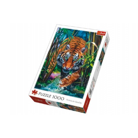 Puzzle Dravý Tygr 1000 dílků 48x68cm