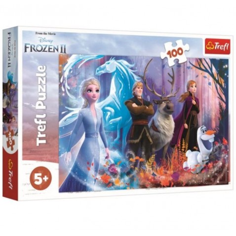 Puzzle Ledové království II/Frozen II 100 dílků