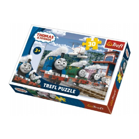 Puzzle Mašinka Tomáš 27x20cm 30 dílků