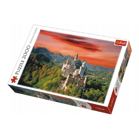 Puzzle Zámek Neuschwanstein, Německo 2000 dílků 96x68cm