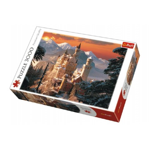 Puzzle Zimní zámek Neuschwanstein 3000 dílků 116x85cm