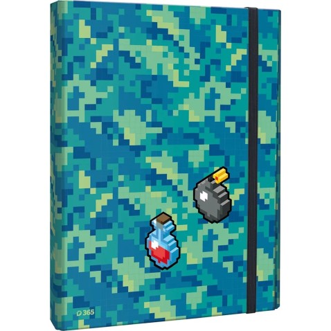 Box na sešity s klopou A4 Pixel Quest