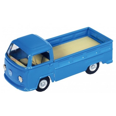 Dodávka VW T2 valník kov 12cm modrý Kovap