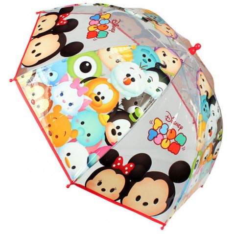 Deštník Disney Tsum Tsum průhledný