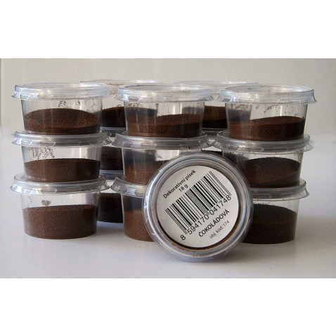 Barevný písek čokoládová 18 g