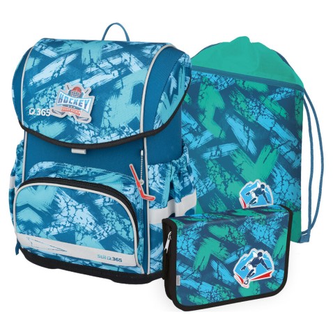 Aktovka pro prvňáčky Stil Smile Iceboy set