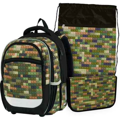 Set do školy 3dílný Stil Junior Cubes