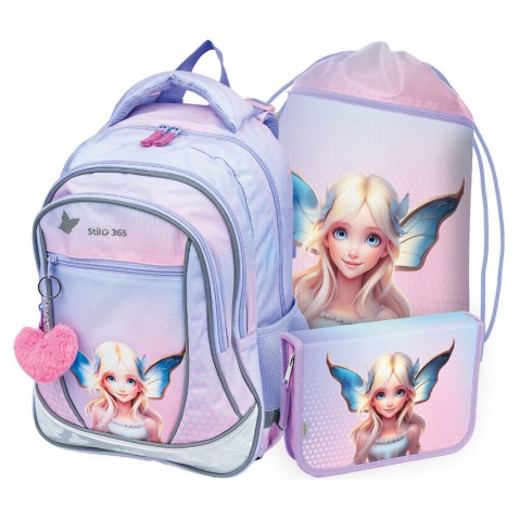 Školní batoh pro prvňáčka Stil Prime Pixie set