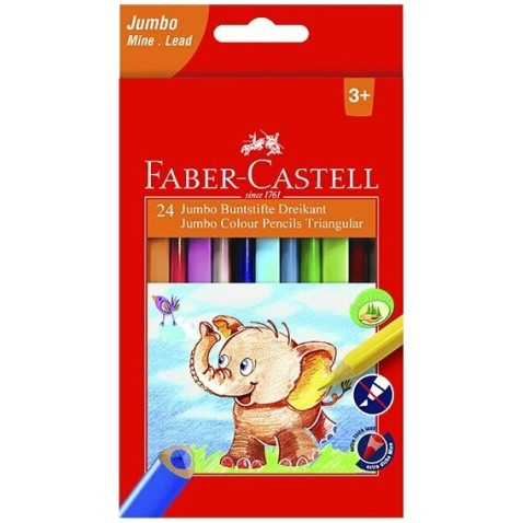 Pastelky Faber-Castell Extra Jumbo 24 barev