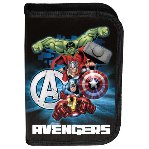 Školní penál 2 klopy Avengers