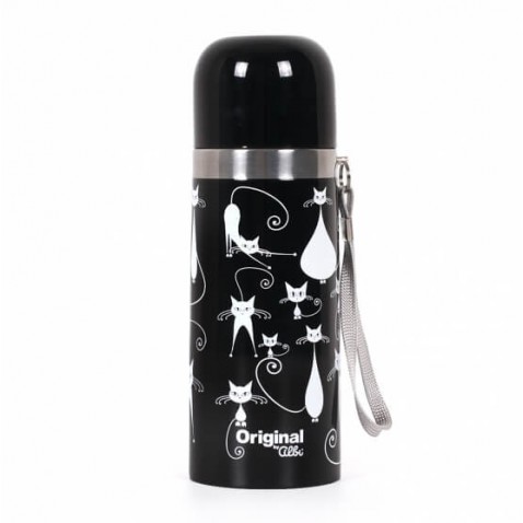 Albi Termoska s poutkem 350 ml Kočky