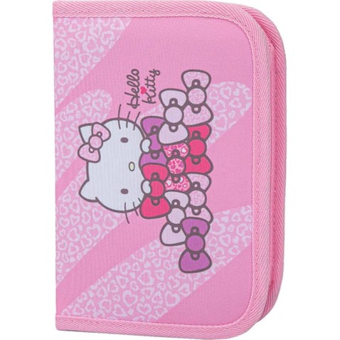 Školní penál jednopatrový BAAGL Hello Kitty Sweet Leopard
