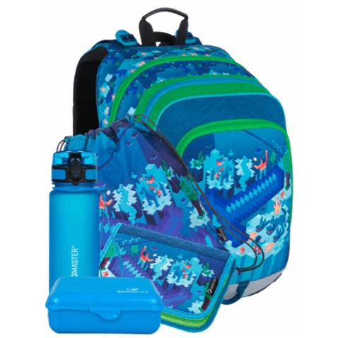 Školní batoh Bagmaster ALFA 21 B velký set