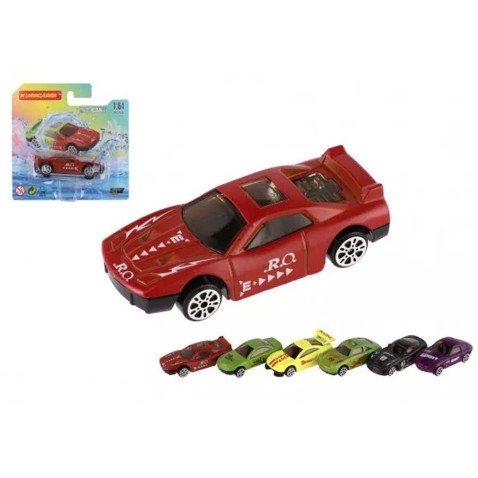 Auto měnící barvu ve vodě kov/plast 7cm