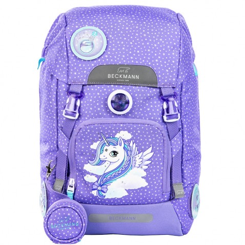 Školní batoh Beckman Purple Unicorn
