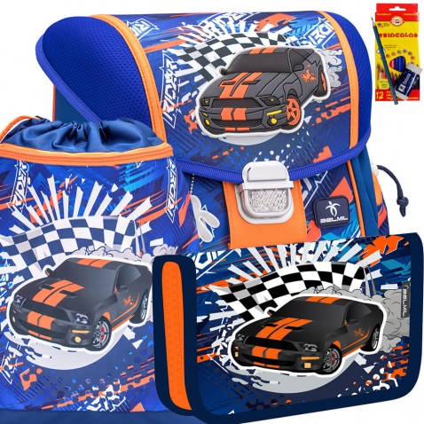 Školní batoh BELMIL 403-13 Speed Racing - SET