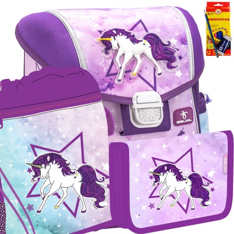 Školní batoh BELMIL 403-13 Unicorn - SET