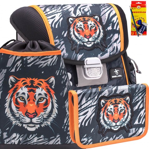 Školní batoh BELMIL 403-13 Wild Tiger - SET