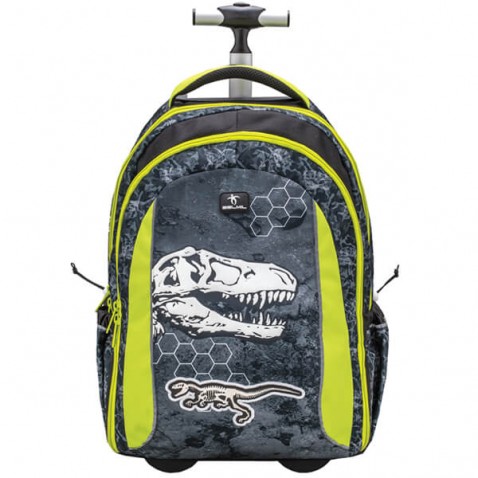 Školní batoh Belmil 338-45 T-rex na kolečkách