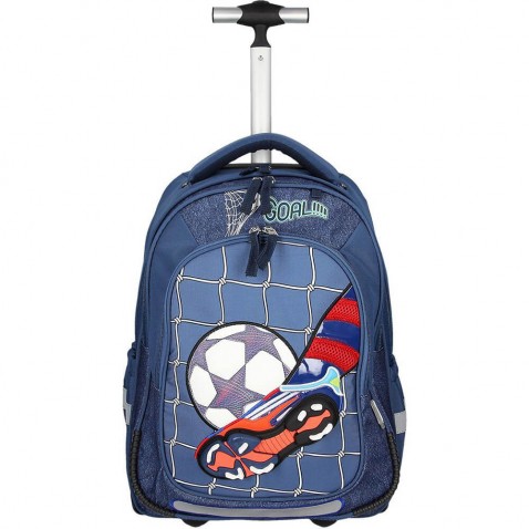 Školní batoh SPIRIT Trolley Football na kolečkách