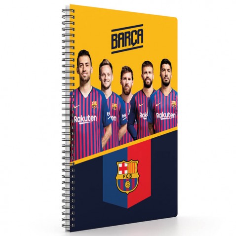 Spirálový blok A4 FC Barcelona