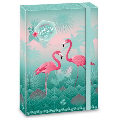 Box na sešity A5 Pink Flamingo