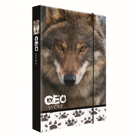 Box na sešity A4 GEO WILD vlk
