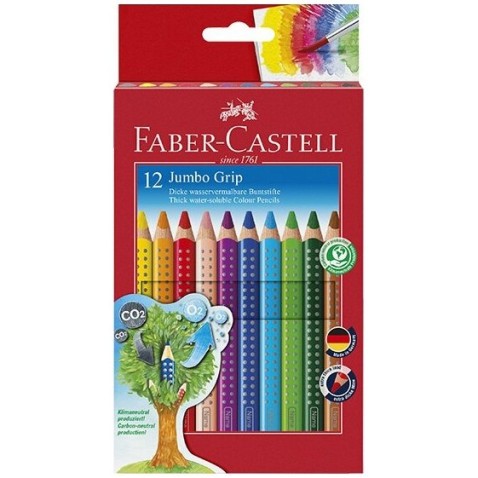 Pastelky Faber-Castell Colour Grip Jumbo 12 barev