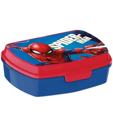 Svačinový box Spiderman červeno-modrý