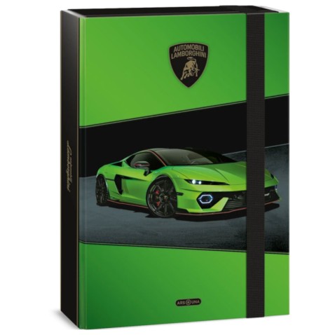 Box na sešity A4 ArsUna Lamborghini 26 zelený