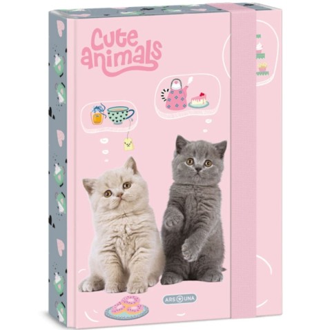 Box na sešity A5 ArsUna Cute Animals - tea party