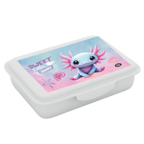 Box na svačinu s přihrádkou Axolotl
